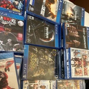 46 Play Station 4 and 5 games, various, wholesale price
